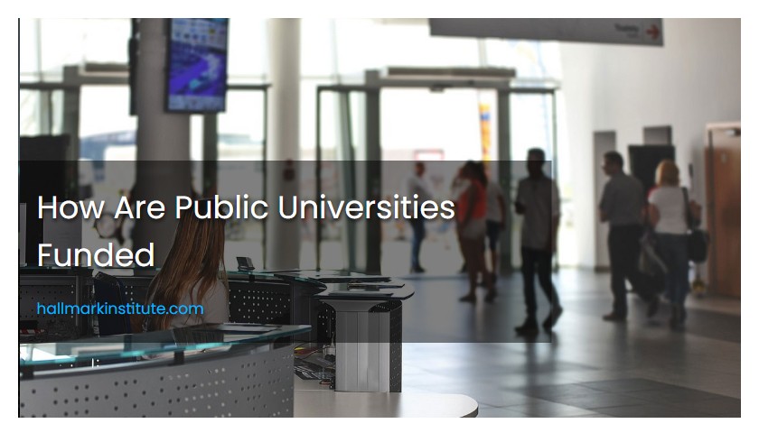 How Are Public Universities Funded